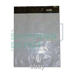 1-1,000 24x24 White Poly Mailers Bag Self Seal Shipping 24 x 24 2 MIL