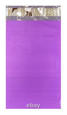 1-3,000 14x17 Purple Colored Poly Mailers Shipping Bags Shipping Depot