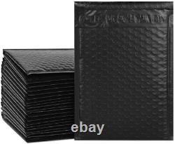 1-500 #0 6.5 x 10 Poly (Black) Color Bubble Padded Mailers Fast Shipping