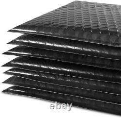 1-500 #0 6.5 x 10 Poly (Black) Color Bubble Padded Mailers Fast Shipping