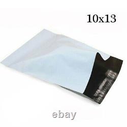 100-3000 10x13 Poly Mailers Shipping Envelopes Self Sealing Plastic Bags 2.4 Mil