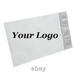 100 CUSTOM PRINTED POLY MAILERS 24x24 Shipping package small business promo
