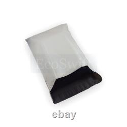 10000 7.5 x 10.5 EcoSwift White Poly Mailers Shipping Envelope Self Sealing Bags