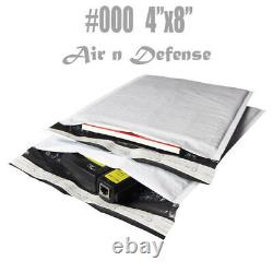2000 #000 4x8 Poly Bubble Padded Envelopes Mailers Shipping Bags AirnDefense