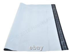 25-1000 POLY MAILER BAGS HouseLabels 2.35 MIL Thick White Shipping Envelopes