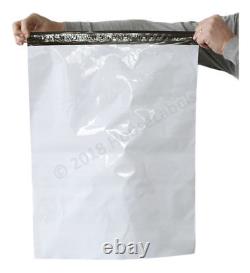25-1000 POLY MAILER BAGS HouseLabels 2.35 MIL Thick White Shipping Envelopes