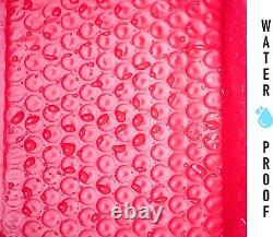 #5 10.5x16 Red Poly Bubble Padded Envelopes Mailers Shipping Bags Case 10.5x15