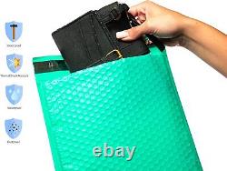 #5 10.5x16 Teal Green Poly Bubble Padded Envelopes Mailers Shipping Bags 10x15