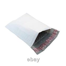 5-1000 #6 12.5x19 Poly Bubble Padded Envelopes Mailers Shipping Bags White 12x18