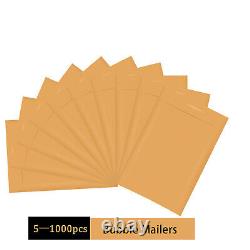 5-1000 Pcs Orange Poly Bubble Mailers Shipping Mailing Padded Bags Envelopes