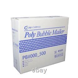 5000 #000 4x8 Poly Bubble Padded Envelopes Mailers Shipping Bags AirnDefense