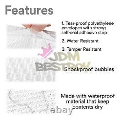 ANY SIZE Carnation Pink Poly Bubble Kraft Padded Mailers Shipping Envelopes Bags