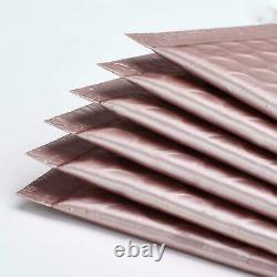 ANY SIZE Matte Metallic Rose Gold Poly Bubble Mailers Envelopes shipping bags