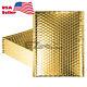 Any Size Metallic Gold Poly Bubble Padded Mailers Shipping Envelopes Bag Kraft