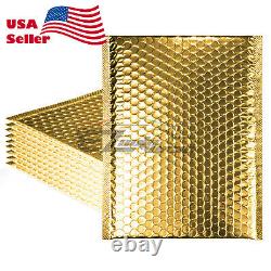 ANY SIZE Metallic Gold Poly Bubble Padded Mailers Shipping Envelopes Bag Kraft