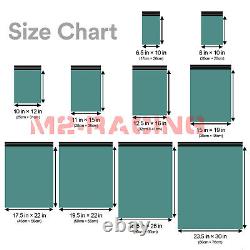 ANY SIZES # Lake Green Poly Mailers Shipping Envelopes Plastic Bags Self Sealing