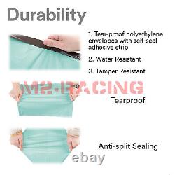 ANY SIZES # Teal Blue Poly Mailers Shipping Envelopes Plastic Bags Self Sealing