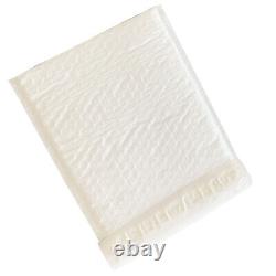 AirnDefense #000 4x8 White Poly Padded Envelopes Shipping Bubble Mailers