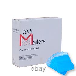 AirnDefense Any Size Blue Poly Bubble Mailers Plastic Shipping Padded Envelopes