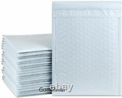Any Size Poly White Bubble Mailers Shipping Mailing Padded Bags Envelopes