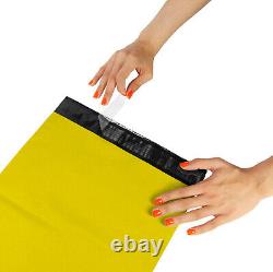 Any Size Yellow Poly Mailers Plastic Envelope Shipping Mailing Bags Self Sealing
