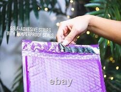 #CD 7.25x8 Purple Poly Bubble Padded Envelopes Mailers Shipping Bags 7.25x7