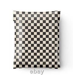 Designer Poly Mailers 10x13 Plastic Envelopes Shipping Bags Checkered Custom