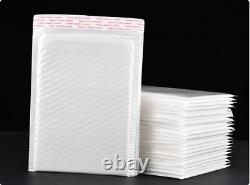 Poly Bubble Bags Mailers White Envelopes Padded Small Packing Self Seal Shipping