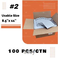 Poly Bubble Mailers Padded Envelop Shipping Self-Sealing Bags #2 8.5''x11'