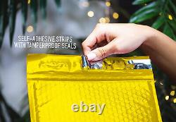 Premium Yellow Color Poly Bubble Mailers Shipping Envelopes Mailing Padded Bags