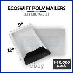1-10000 9 x 11 EcoSwift Poly Mailers Envelopes Plastic Shipping Bags 2.35 MIL<br/>	 <br/>
	1-10000 9 x 11 EcoSwift Sacs de courrier en polyéthylène Enveloppes Sacs d'expédition en plastique 2,35 MIL