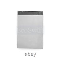 2500 Enveloppes d'expédition blanches EcoSwift 9x11 en polyéthylène à fermeture auto-adhésive 1.7MIL