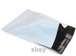 32x32 Sacs postaux en polyéthylène Enveloppes d'expédition Sacs postaux en plastique auto-adhésifs 2,5MIL