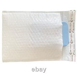 AirnDefense #0 6.5x10 White Poly Bubble Mailers Shipping Padded Envelopes 	<br/>   <br/>AirnDefense #0 6.5x10 Enveloppes rembourrées blanches en polyéthylène à bulles pour expédition
