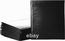Enveloppes d'expédition matelassées en polyéthylène de couleur noire haut de gamme