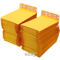 Expédier des enveloppes matelassées en poly avec bulles Kraft de tailles 4x8, 6x9 et 7.25x12